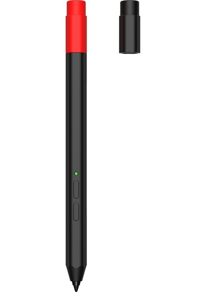 Lenovo Xiaoxin Stylus Kontrast Renk Sıvı Silikon Koruyucu Kalem Kılıfı Sarma Kapağı Kılıfı-Siyah (Yurt Dışından)