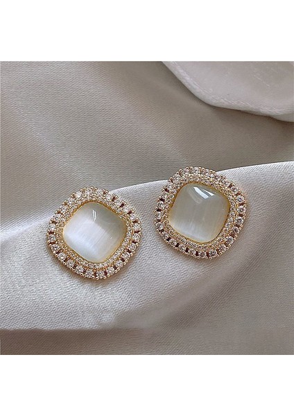 Kulak Deliksiz Kulak Klipsleri Mizaç Küpeleri Fransız Retro Inci Küpeler (Yurt Dışından)