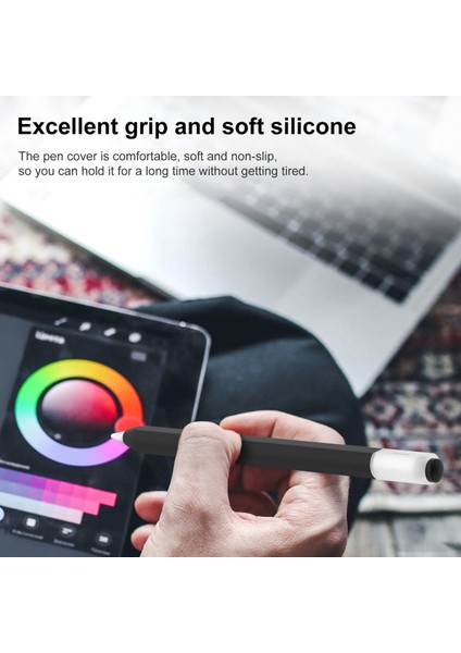 Apple Pencil (Usb-C) Için Şık Jelly Silikon Kılıf Stylus Kalem Koruyucu Kılıf-Koyu Yeşil (Yurt Dışından)