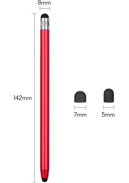 [4 Adet] Kapasitif Ekranlı Tablet ve Akıllı Telefonlar Için Evrensel 2'si 1 Arada Hassas Dokunmatik Ekran Kalemleri - Siyah/pembe (Yurt Dışından) fiyatları