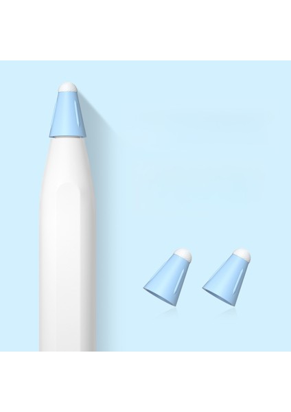 Huawei M-Pencil 3. Nesil/2. Nesil/1. Nesil/apple Pencil (2. Nesil)/(1. Nesil) Kalem Uçları Kapağı Için 4 Adet-Gök Mavisi (Yurt Dışından)