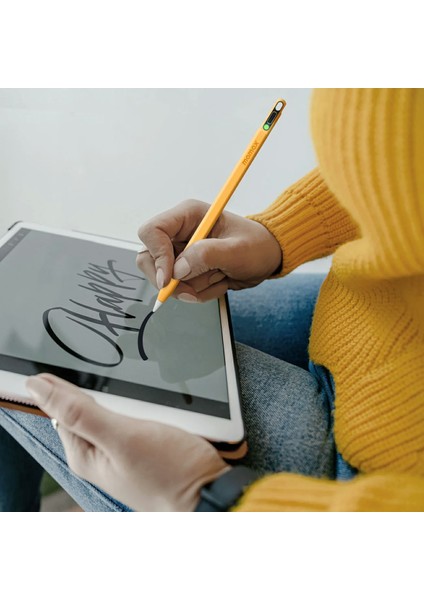 Momax Mag Link Pop Tablet Stylus Kalem Tip-C Şarj Portu Avuç Içi Reddetme Kapasitif Kalem-Mavi (Yurt Dışından)