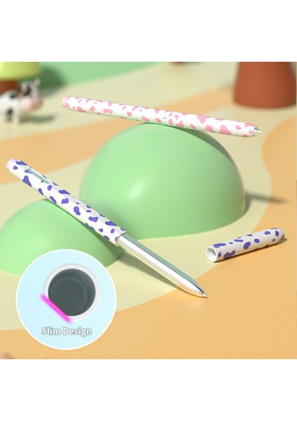 Samsung Galaxy Tab S9/s8/s7 Stylus Kılıfı Inek Desenli Silikon Kılıf Kalem Koruyucu Kapak-Siyah (Yurt Dışından) indirimleri