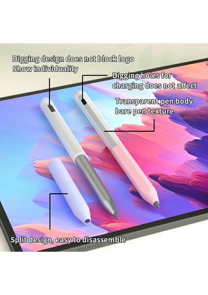 Lenovo Precision Pen 3 Stylus Kılıfı Jelly Silikon Kılıf Kalem Koruyucu Kapak-Matcha Yeşili (Yurt Dışından) fiyatları