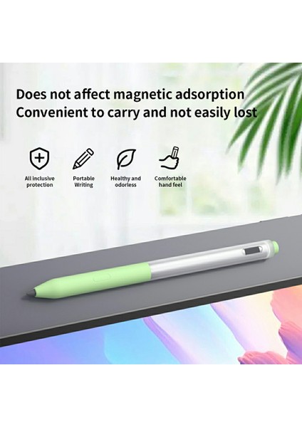 Lenovo Precision Pen 3 Stylus Kılıfı Jelly Silikon Kılıf Kalem Koruyucu Kapak-Matcha Yeşili (Yurt Dışından) fırsatları