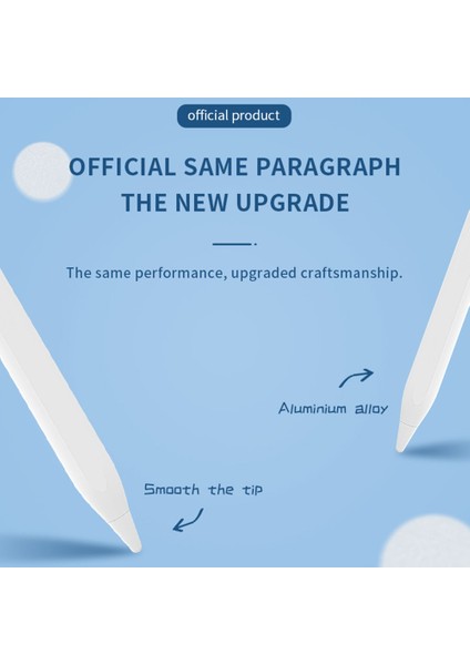3pro Aktif Kapasitif Kalem iPad Için Pürüzsüz Yazma Çizim Hafif Ince Kalem-Beyaz (Yurt Dışından) modelleri
