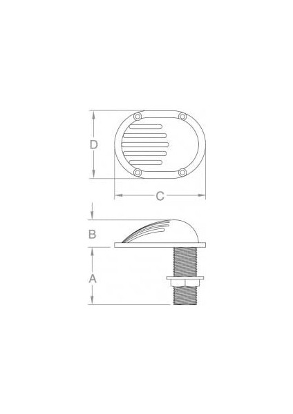 Groco Filtreli Su Girişi, Bronz STH-1250-W