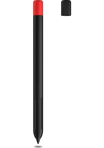 Xiaomi Inspired Stylus Kaymaz Kılıf Sıvı Silikon Tutucu Kılıf Deri Kapak Kalem Kapağı-Siyah (Yurt Dışından)