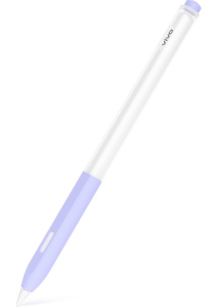 Vivo Pencil 2 Stylus Kalem Tpu Şeffaf Kılıf Düşme Önleyici Kalem Koruyucu Kapak-Mor (Yurt Dışından)