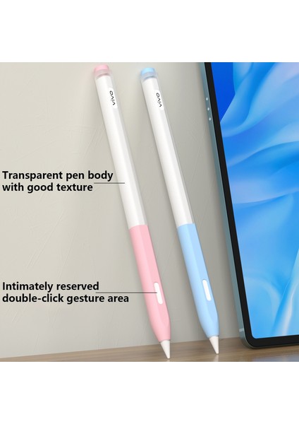 Vivo Pencil 2 Stylus Kalem Tpu Şeffaf Kılıf Düşme Önleyici Kalem Koruyucu Kapak-Mor (Yurt Dışından) fırsatları