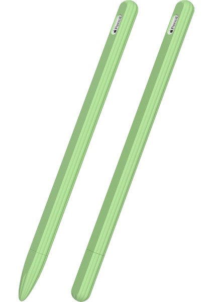 Apple Pencil Pro/pencil (2. Nesil) Kaymaz Sıvı Silikon Kalem Kılıfı Kalem Kılıfı-Yeşil (Yurt Dışından)