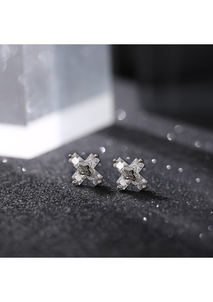 Küpe Erkek S925 Gümüş Küpe Vintage Küpe (Yurt Dışından)