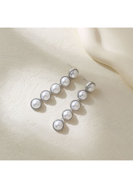 Püskül Koleksiyon Küpeler Moda Küpeler Zirkon Küpeler Uzun (Yurt Dışından)