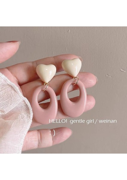 Çiçek Kulak Kancaları Sevimli Küpeler (Yurt Dışından)