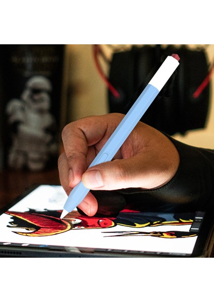 Love Meı Klasik Stil Retro Kalem Kutusu Yumuşak Silikon Kılıf Xiaomi Ilham Kalemi (2.) Kaymaz Kalem Tutacağı 2 Adet Kapaklı-Sarı (Yurt Dışından) modelleri