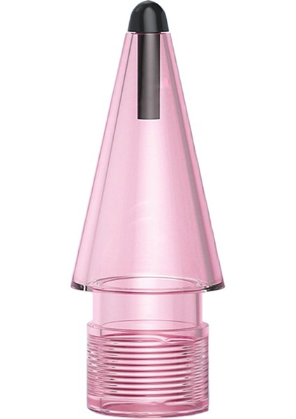 Apple Pencil (2. Nesil)/(1. Nesil) Hb Şeffaf Kalem Ucu-Top Uç+Şeffaf Pembe Için Şeffaf Yedek Uç (Yurt Dışından)