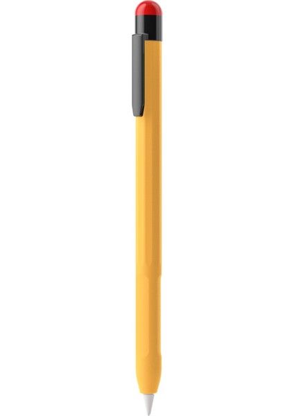 Apple Pencil Pro/pencil (2. Nesil) Stylus Kalem Kılıfı Silikon Toz Önleyici Klips Tasarım Kapağı-Sarı (Yurt Dışından)