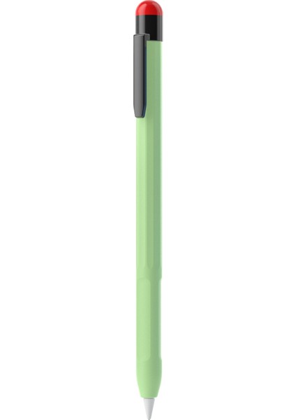 Apple Pencil Pro/pencil (2. Nesil) Stylus Kalem Kılıfı Silikon Toz Önleyici Klips Tasarımlı Kapak-Matcha Yeşili (Yurt Dışından) indirimleri
