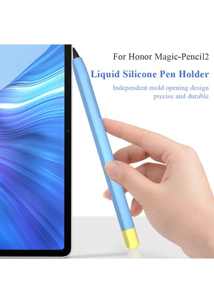 For Honor Magic-Pencil 2 Yumuşak Sıvı Silikon Kılıf Kalem Tutucu Koruyucu Kılıf Kaymaz Pürüzsüz Kavrama Aksesuarları Kalem Kapağı Ile-Siyah (Yurt Dışından) fırsatları