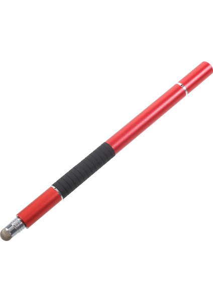 3'ü 1 Arada Dokunmatik Ekran Kalemi + Çizim Kalemi + Tükenmez Kalem iPhone iPad Samsung Vb. Için - Kırmızı (Yurt Dışından)