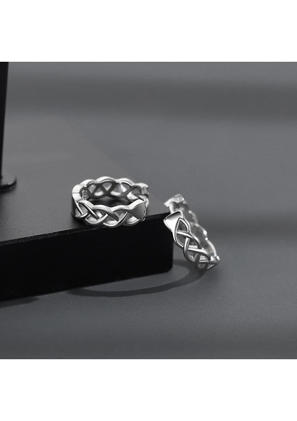 Küpe Erkek S925 Gümüş Küpe Gelgit Retro Küpe (Yurt Dışından)