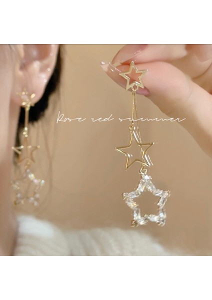 Deliksiz Kulak Klipsleri Çiçek Fransız Mizaç Küpeler Küpeler (Yurt Dışından)