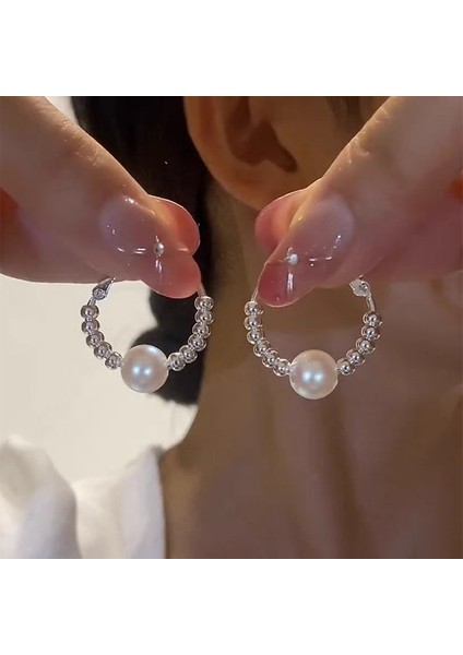 Büyük Halka Küpeler Basit Düz Halka Küpeler Küpeler (Yurt Dışından)