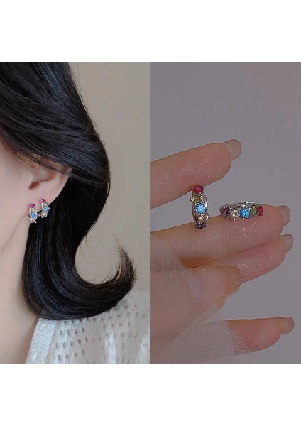 Büyük Halka Küpeler Basit Düz Halka Küpeler Küpeler (Yurt Dışından)