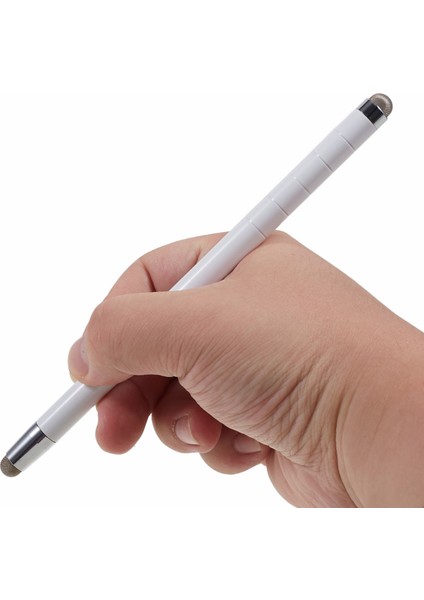 Pürüzsüz Yazma, Çizim Için Çift Uçlu Geri Çekilebilir Pasif Kalem Ekran Dokunmatik Kalemi-Beyaz (Yurt Dışından) indirimleri