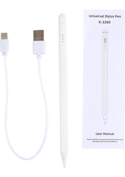 K2260 Kapasitif Dokunmatik Ekranlar Için Evrensel Kalem Kapasitif Kalem Ince Uçlu Dijital Kapasitif Çizim Kalemi (Yurt Dışından)