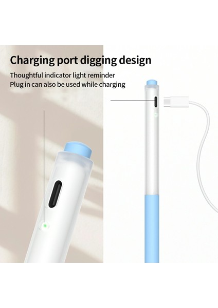 Xiaomi Redmi Inspiration Stylus Kılıfı Jelly Silikon Kılıf Kalem Koruyucu Kılıf-Gök Mavisi (Yurt Dışından) fırsatları