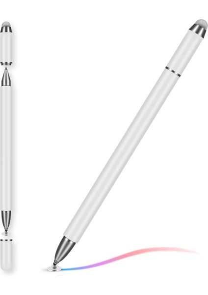 JB03 Evrensel 3'ü 1 Arada Yuvarlak Disk/kumaş/tükenmez Kalem Ucu Kapasitif Stylus Kalem Tablet Telefon Yüksek Hassasiyetli Yazma Aracı Manyetik Adsorpsiyon Kapağı ile (Yurt Dışından)