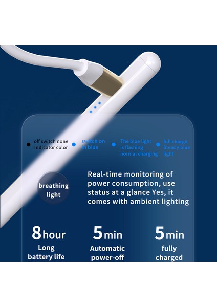 3pro-Kc Aktif Kapasitif Kalem iPad Için Ultra Ince Taşınabilir Kablosuz Kalem Desteği Manyetik Adsorpsiyon (Yurt Dışından) modelleri