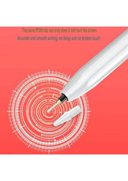2259 iPad Aktif Stylus Kalem Avuç Içi Reddetme Eğim Hassasiyeti Manyetik Bağlantı Dokunmatik Ekran Kalemi (Yurt Dışından)