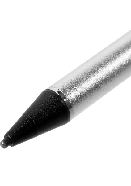 2.0mm Yüksek Hassasiyetli Kapasitif Dokunmatik Ekran Kalemi Metal Uçlu iPhone iPad Samsung-Gümüş Renk (Yurt Dışından) fırsatları