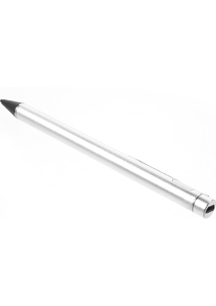 2.0mm Yüksek Hassasiyetli Kapasitif Dokunmatik Ekran Kalemi Metal Uçlu iPhone iPad Samsung-Gümüş Renk (Yurt Dışından) indirimleri