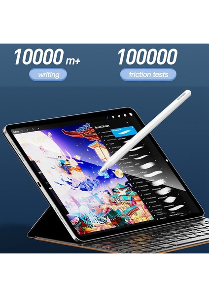 Essager LED Işıklı Kapasitif Kalem Şarjlı Dokunmatik Ekran Kalemi iPad Air (2022)/PRO 11 Inç (2021)/PRO 12.9 (2021)/MINI (2021) (Yurt Dışından)