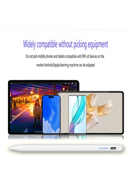 2260 Kalem iPad Kapasitif Manyetik Bağlantılı Dokunmatik Ekran Kalemi Çizim/yazma Için (Yurt Dışından)