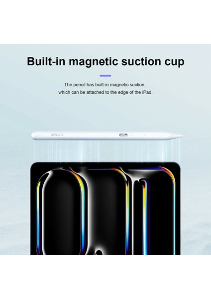 Benwıs iPad Kapasitif Stylus Kalem 230MAH Pil Eğim Hassasiyeti Tablet Kalem (Yurt Dışından) fiyatları