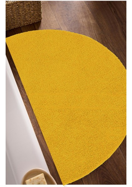 Luna Yarım Ay Kaymaz Taban Yıkanabilir 60X120 cm Tek Parça Banyo / Balkon Paspası