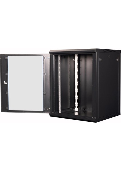 - 15U 19" Duvar Tipi Rack Kabinet – Genişlik: 600 mm | Derinlik: 450 mm – Siyah (Demonte) fiyatları