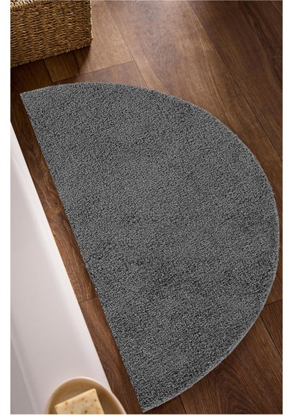 Luna Yarım Ay Kaymaz Taban Yıkanabilir 60X120 cm Tek Parça Banyo / Balkon Paspası