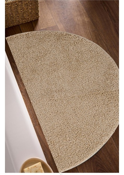 Luna Yarım Ay Kaymaz Taban Yıkanabilir 60X120 cm Tek Parça Banyo / Balkon Paspası
