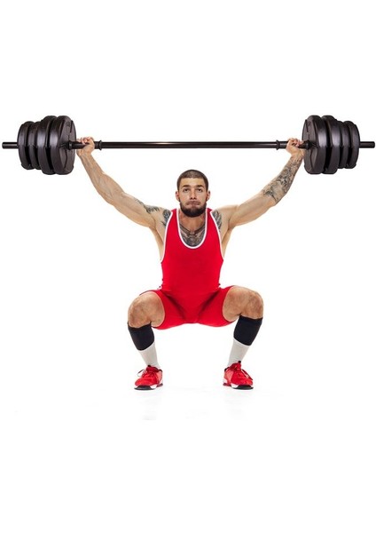 Hero Serisi 58 kg Z Bar Dambıl Seti ve Fitness Ağırlık Seti