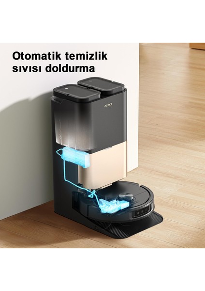 X40 Ultra Akıllı Robot Süpürge 17000Pa Emiş Gücü, Otomatik Toz Toplama, Mop Yıkama, Su Dolum ve AirGPT Yapay Zekâ Navigasyon Sistemi indirimleri