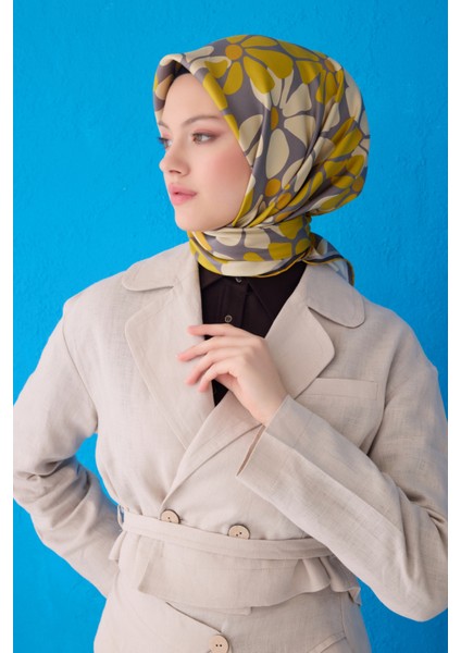 Saf Ipek Eşarp 4116D (Twill Ipek) -35