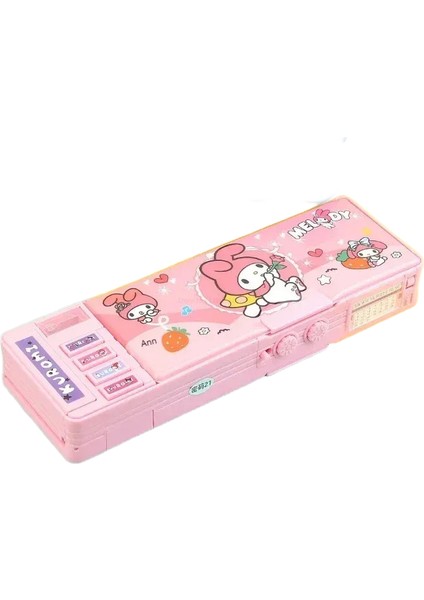 "yeni Sanrio Kırtasiye Kutusu Kuromi Melody Kırtasiye Kutusu Şifre Kilidi Çok Işlevli Büyük Kapasiteli Kalem Kutusu Çocuk Hediyesi " (Yurt Dışından)