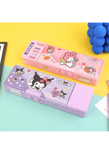 "yeni Sanrio Kırtasiye Kutusu Kuromi Melody Kırtasiye Kutusu Şifre Kilidi Çok Işlevli Büyük Kapasiteli Kalem Kutusu Çocuk Hediyesi " (Yurt Dışından)