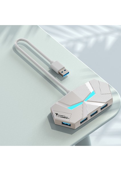 "7 Port USB 3.0 Hub Type C Yerleştirme Istasyonu 5gbps Yüksek Hızlı Iletim Ayırıcı Adaptörü Dizüstü Bilgisayar Sabit Disk Fare Klavye Için " (Yurt Dışından)