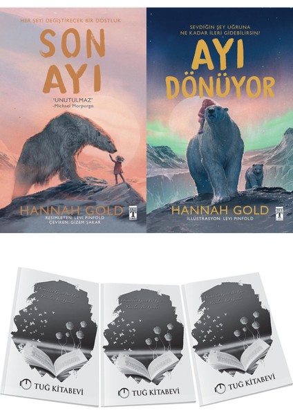 Son Ayı ve Ayı Dönüyor 2li Set Hannah Gold + Hediyeli